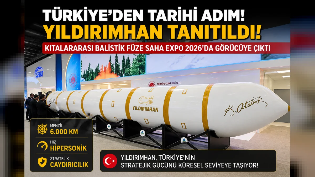 Yıldırımhan Nedir? Türkiye’nin 6000 Km Menzilli İlk Kıtalararası Balistik Füzesi (ICBM)